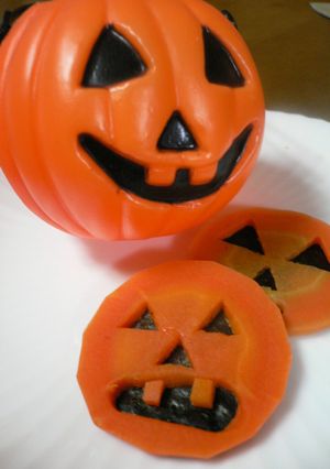 ハロウィン♪人参deキャラ弁-レシピのメイン写真