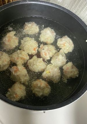 ストック用　野菜たっぷり肉団子-レシピのメイン写真