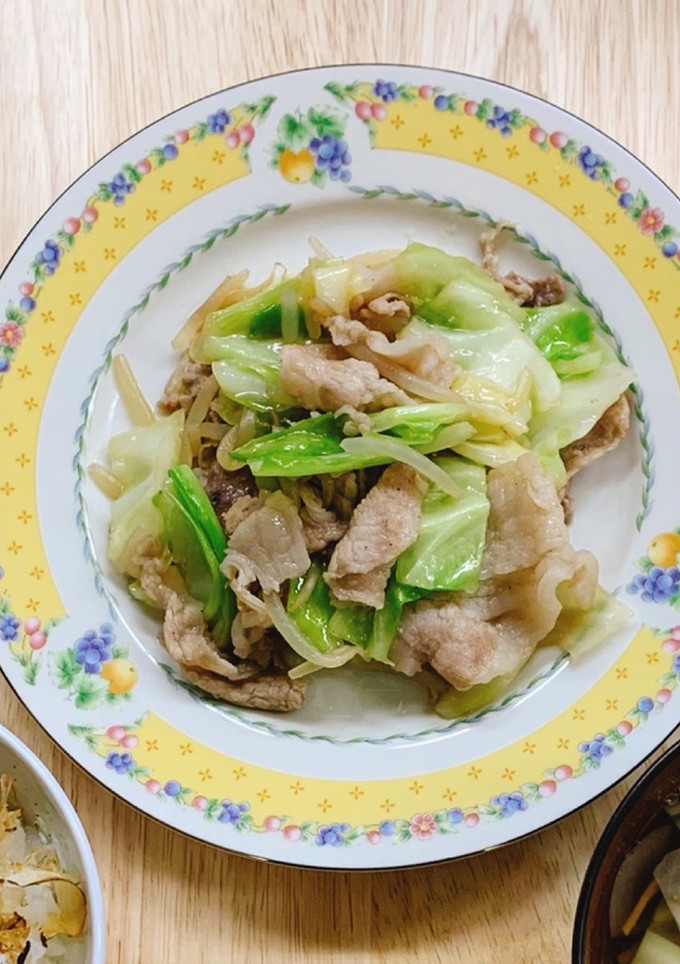 時短&節約♪豚肉と野菜のにんにく和風炒め-レシピのメイン写真