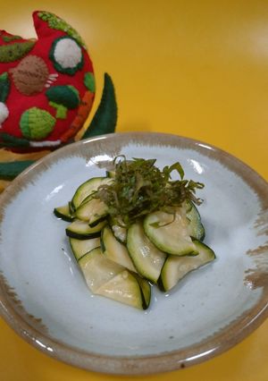 ズッキーニの酢の物-レシピのメイン写真