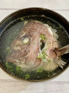 やっと完成♪大好きな鯛のうしお汁-レシピのメイン写真