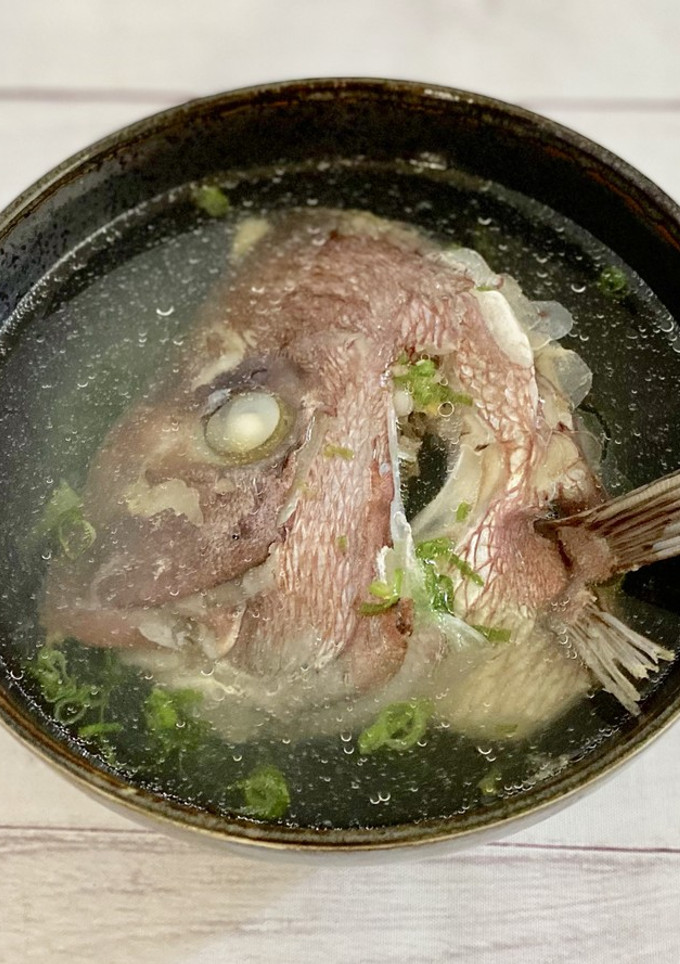 やっと完成♪大好きな鯛のうしお汁-レシピのメイン写真