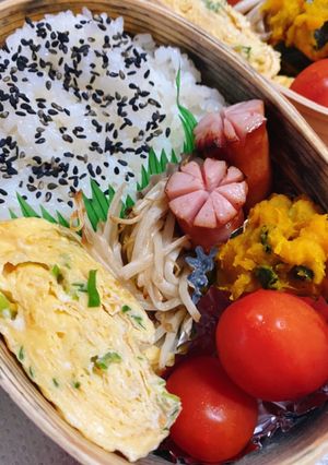 マッシュパンプキン弁当-レシピのメイン写真