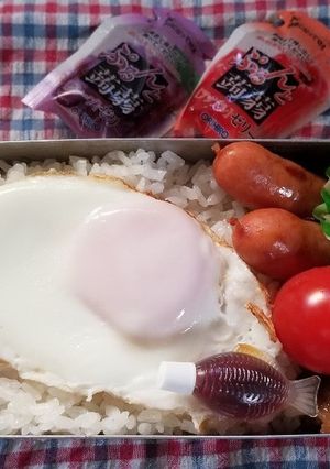 目玉焼き弁当(1.21)-レシピのメイン写真