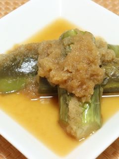 めんつゆで!緑茄子の煮浸し-レシピのメイン写真