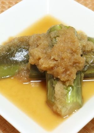 めんつゆで！緑茄子の煮浸し-レシピのメイン写真