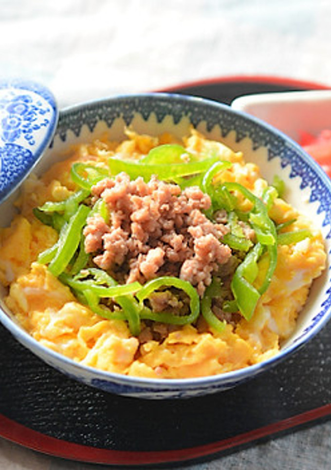 マイたれで簡単 ! 豚そぼろの三色丼♪-レシピのメイン写真