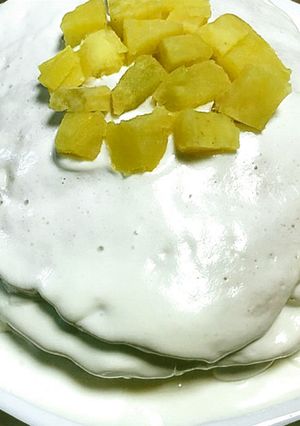 茨城産の焼き芋を使ったパンケーキ-レシピのメイン写真