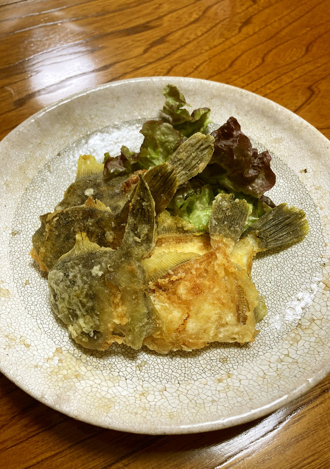 【魚料理】簡単★絶品★皮剥ぎの唐揚げ-レシピのメイン写真