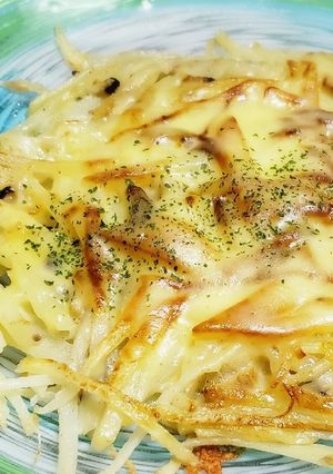 野菜嫌い克服！椎茸とポテトのチーズ焼き-レシピのメイン写真