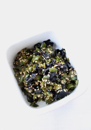 ご飯のお供に【ピーマンと海苔のきんぴら】-レシピのメイン写真
