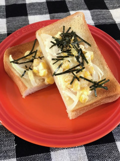 ごま香る コーンマヨトースト-レシピのメイン写真