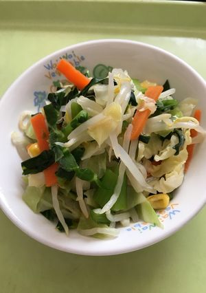 【保育園給食】小松菜サラダ-レシピのメイン写真