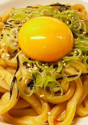 レンジで簡単☆油そば風うどん-レシピのメイン写真