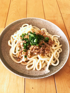 肉味噌うどん♪簡単♪-レシピのメイン写真