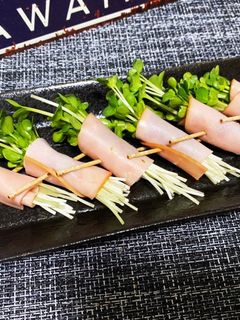 材料はたったの3つ!! ハム巻きかいわれ-レシピのメイン写真