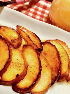 ココナッツオイルで焼きリンゴ♪-レシピのメイン写真
