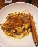 コロッケ卵とじ　ライクアカツ丼