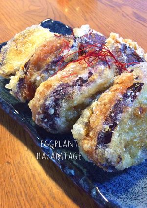茄子のはさみ揚げ *油は1cm*-レシピのメイン写真
