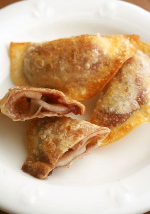 餃子の皮でパリパリぜんざい!?-レシピのメイン写真