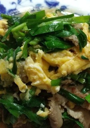 豚バラ肉のスタミナにら玉-レシピのメイン写真