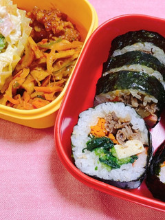 韓国キンパ弁当-レシピのメイン写真