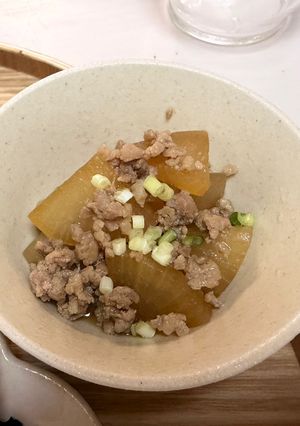 レンジで時短♡大根と豚そぼろの煮物-レシピのメイン写真