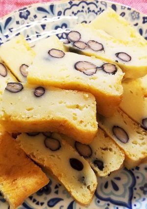 とろけるチーズで黒豆チーズケーキ-レシピのメイン写真