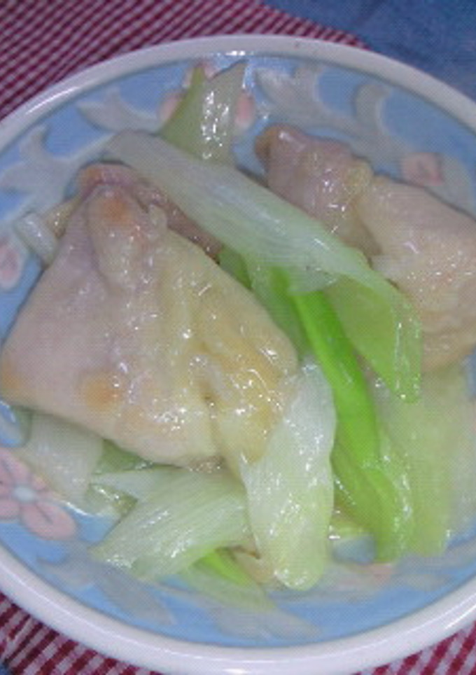 鶏肉と長ねぎの蒸し焼き-レシピのメイン写真