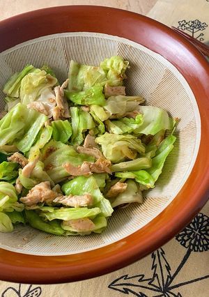 ＊キャベツと鶏肉のごま和え＊-レシピのメイン写真
