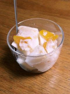 ゆず茶の牛乳ゼリー-レシピのメイン写真