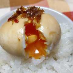 รูปของ 黄身がトロトロ　味つき煮たまご