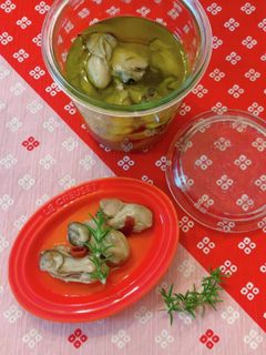 牡蠣のコンフィ-レシピのメイン写真