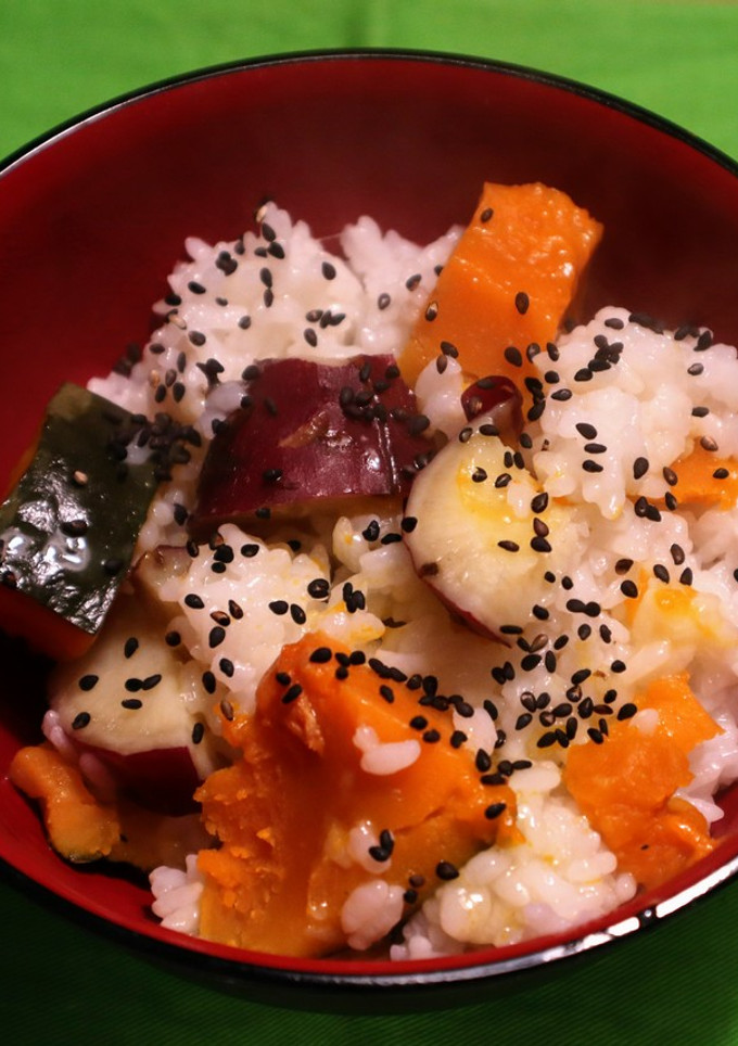 手早く‼ 圧力鍋でお芋とかぼちゃのお粥-レシピのメイン写真
