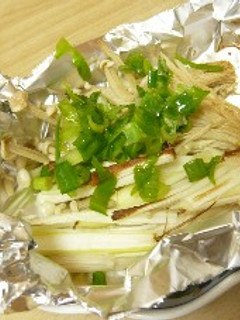 きのこのホイル焼き~Wネギ添え~-レシピのメイン写真
