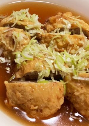 しいたけの肉詰め出汁あんかけ-レシピのメイン写真