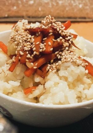 きんぴらにんじんのまぜごはん-レシピのメイン写真