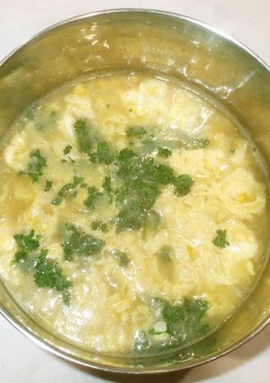 ビタミン卵コーンスープ♪簡単漢方食養生-レシピのメイン写真