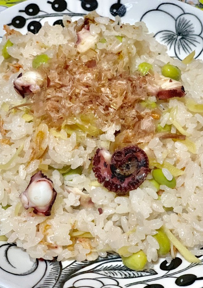 タコと枝豆の炊き込みご飯-レシピのメイン写真
