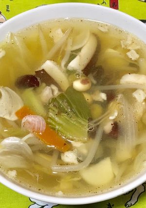 野菜たっぷり和風スープ-レシピのメイン写真
