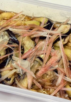作り置き♪なすと茗荷のさっぱり醤油漬け-レシピのメイン写真
