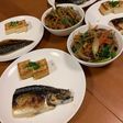 【献立】チャプチェ、鯖の文化干し.厚揚げ