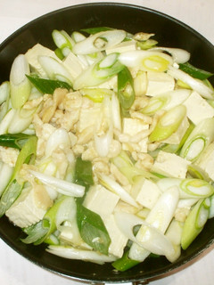 豆腐ねぎのビタミンうま煮♪簡単漢方食養生-レシピのメイン写真