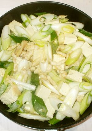 豆腐ねぎのビタミンうま煮♪簡単漢方食養生-レシピのメイン写真