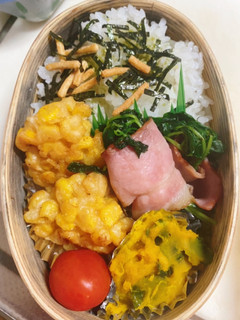 豆苗ベーコン弁当-レシピのメイン写真