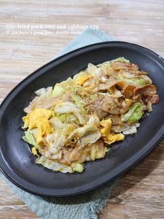 豚バラとキャベツの玉子炒め-レシピのメイン写真
