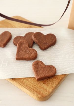 材料3つ♡とろける口溶けショコラクッキー-レシピのメイン写真