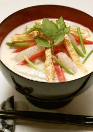 【野菜ソムリエ】聖護院だいこんの粕汁-レシピのメイン写真