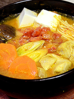 ケフィアとトマトのカレー鍋-レシピのメイン写真