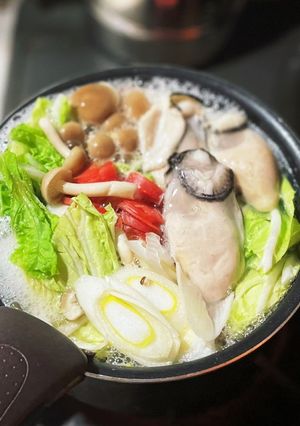 5分で簡単美味しい♪あったか牡蠣鍋-レシピのメイン写真